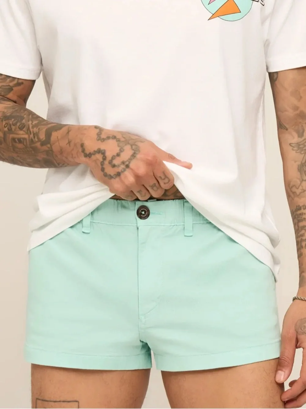 Chubbies SeaFoam Green 2in Shorts - Picture 4 of 6